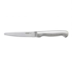 Knife Steak Round Tip Stainless Steel Handle Hollow 4-1/2"