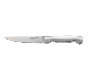 Knife Steak Pointed Tip Stainless Steel Handle Hollow 4-1/2"