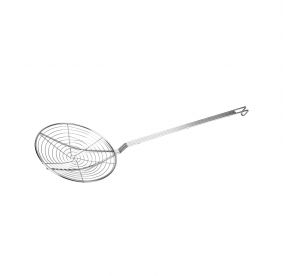 7"Dia Nickel-Plated Metal Wire Skimmer Round Spiral
