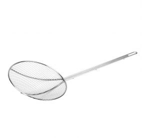 12"Dia Nickel-Plated Metal Wire Skimmer Round