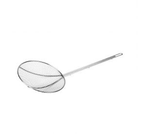 7"Dia Nickel-Plated Metal Wire Skimmer Round