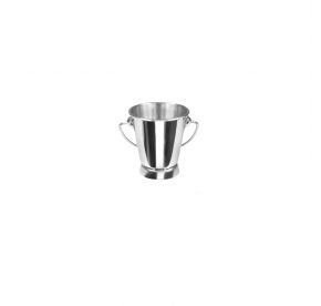 Serving Pail w/ Handle Stainless Steel Mini Smooth 3"Dia x 3-1/8"H