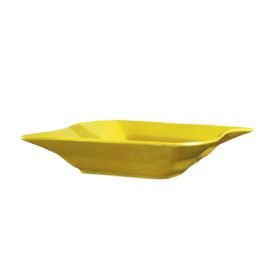 Rect. Pasta Bowl Yellow 22oz 12"