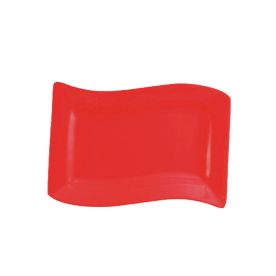 Rect. Platter Red 12"