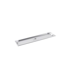 2/4 Size Notched Cover for Steam Table Pan