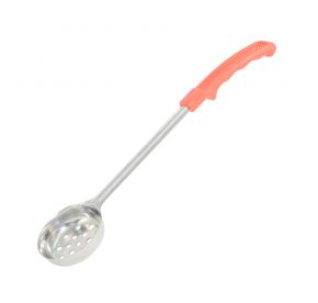Portion Controller SS Perforated with Red Handle 2 oz.