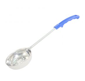Portion Controller SS Perforated with Blue Handle 8 oz.