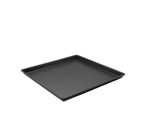 Pizza Pan Cold-Rolled Steel Sicilian Black Square 