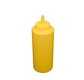 12 oz. Squeeze Bottle, Yellow, 6-PC/Pack