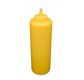 24 oz. Squeeze Bottle, Yellow, 6-PC/Pack