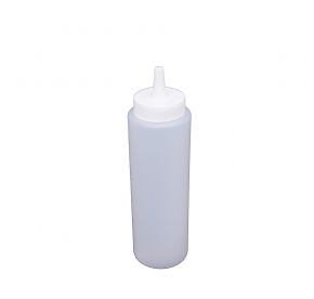 8 oz. Squeeze Bottle, Clear, 6-PC/Pack