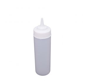 12 oz. Wide-Mouth Squeeze Bottle, Clear, 6-PC/Pack