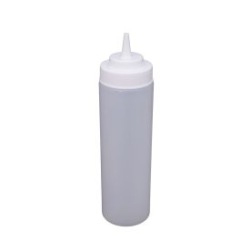 24 oz. Wide-Mouth Squeeze Bottle, Clear, 6-PC/Pack