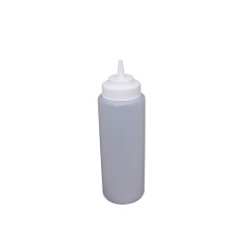 32 oz. Wide-Mouth Squeeze Bottle, Clear, 6-PC/Pack