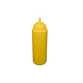 32 oz. Wide-Mouth Squeeze Bottle, Yellow, 6-PC/Pack