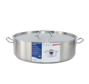 Brazier SS with Lid 30 qt.