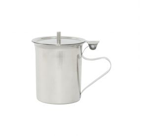 Creamer/Server Stainless Steel W/ Lid 10 oz.