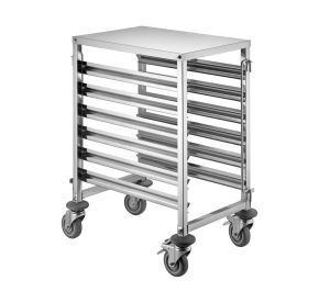 Rack Stainless Steel Steam Table & Food Pan Under-Counter 12-Tier