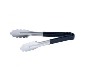10" Stainless Steel Tong w/ Black Handle