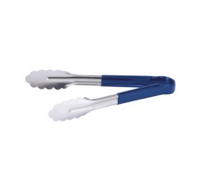 10" Stainless Steel Tong w/ Blue Handle
