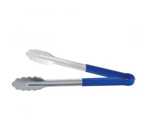 12" Stainless Steel Tong w/ Blue Handle