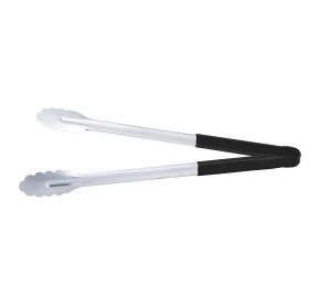 16" Stainless Steel Tong w/ Black Handle
