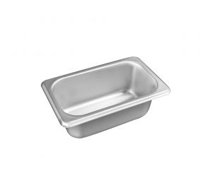 1/9 Size 2-1/2" H Standard Steam Table Pan 25 Gauge