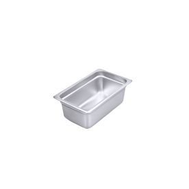 1/4 Size 4"H Anti-Jam Steam Table Pan 24 Gauge