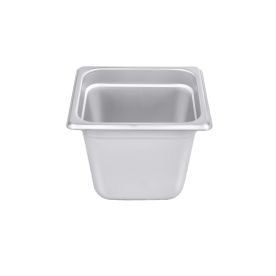 1/6 Size 6"H Anti-Jam Steam Table Pan 22 Gauge