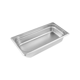 1/3 Size 2-1/2"H Anti-Jam Steam Table Pan 22 Gauge