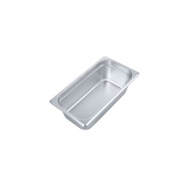 1/3 Size 4"H Anti-Jam Steam Table Pan 22 Gauge