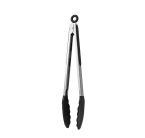 Tong Stainless Steel Utility W/ Silicone Head 12"