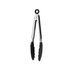 Tong Stainless Steel Utility W/ Silicone Head 9"