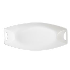 Squared Oval Platter W/ Handles 16"