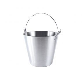 13 qt. Stainless Steel Utility Pail w/ Wire Hdl