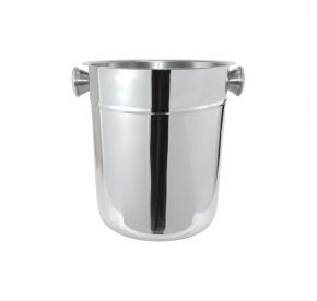 Stainless Steel Wine Bucket W/ Knob Handle 8 QT.