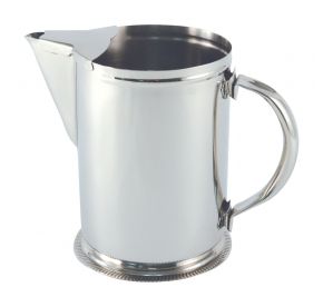 2 qt./64 oz. Stainless Steel Pitcher W/ Base & Ice Guard