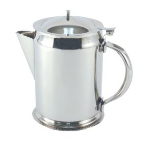 2 qt./64 oz. Stainless Steel Pitcher W/ Base & Hinged Lid