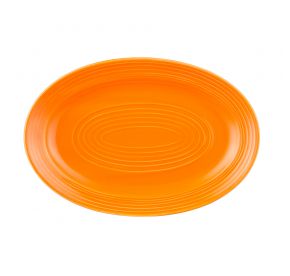 Oval Platter Tangerine 11 3/4"