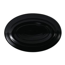 Oval Platter Black 13 5/8"