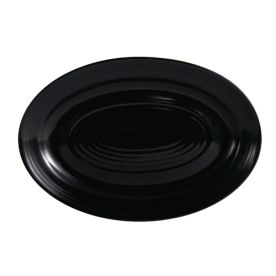Oval Platter Black 9 5/8"