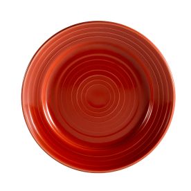 Plate Red 6 1/2"