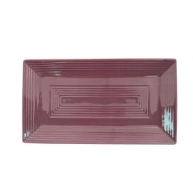 Rect. Platter Plum 11 5/8"