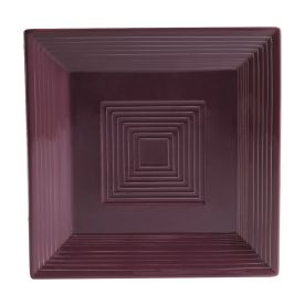 Square Plate Plum 10"
