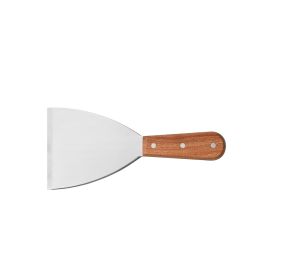 Scraper Grill Stainless Steel with Wood Handle Large 4-7/8" 