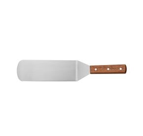 Turner Solid Stainless Steel with Wood Handle 8-1/4" 
