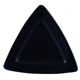 Triangular Deep Plate Blue 11 1/2"