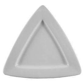 Triangular Deep Plate White 11 1/2"