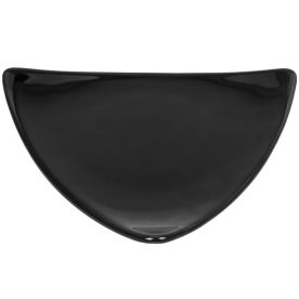 Triangular Flat Plate Black 11 1/2"