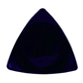 Triangular Flat Plate Blue 7"